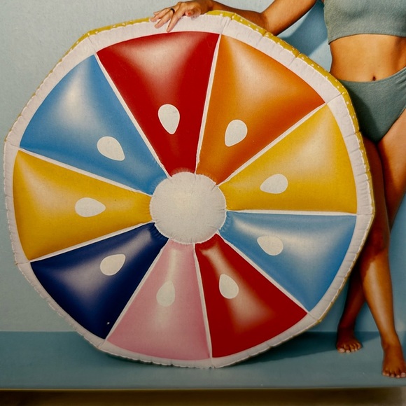 New Sun Squad inflatable giant fruit slice island pool toy float - Picture 2 of 2